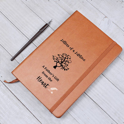 Letters Of A Lifetime Father's Gift of Love | Vegan Leather Journal