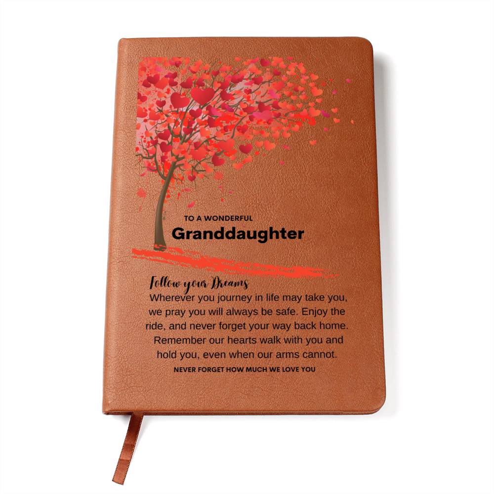 Wonderful Granddaughter - Follow Your Dreams - Journal