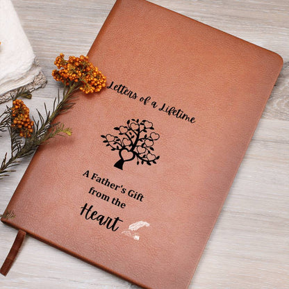 Letters Of A Lifetime Father's Gift of Love | Vegan Leather Journal