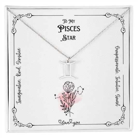 My Pisces Star | Characteristics | Love Floral Zodiac Necklace