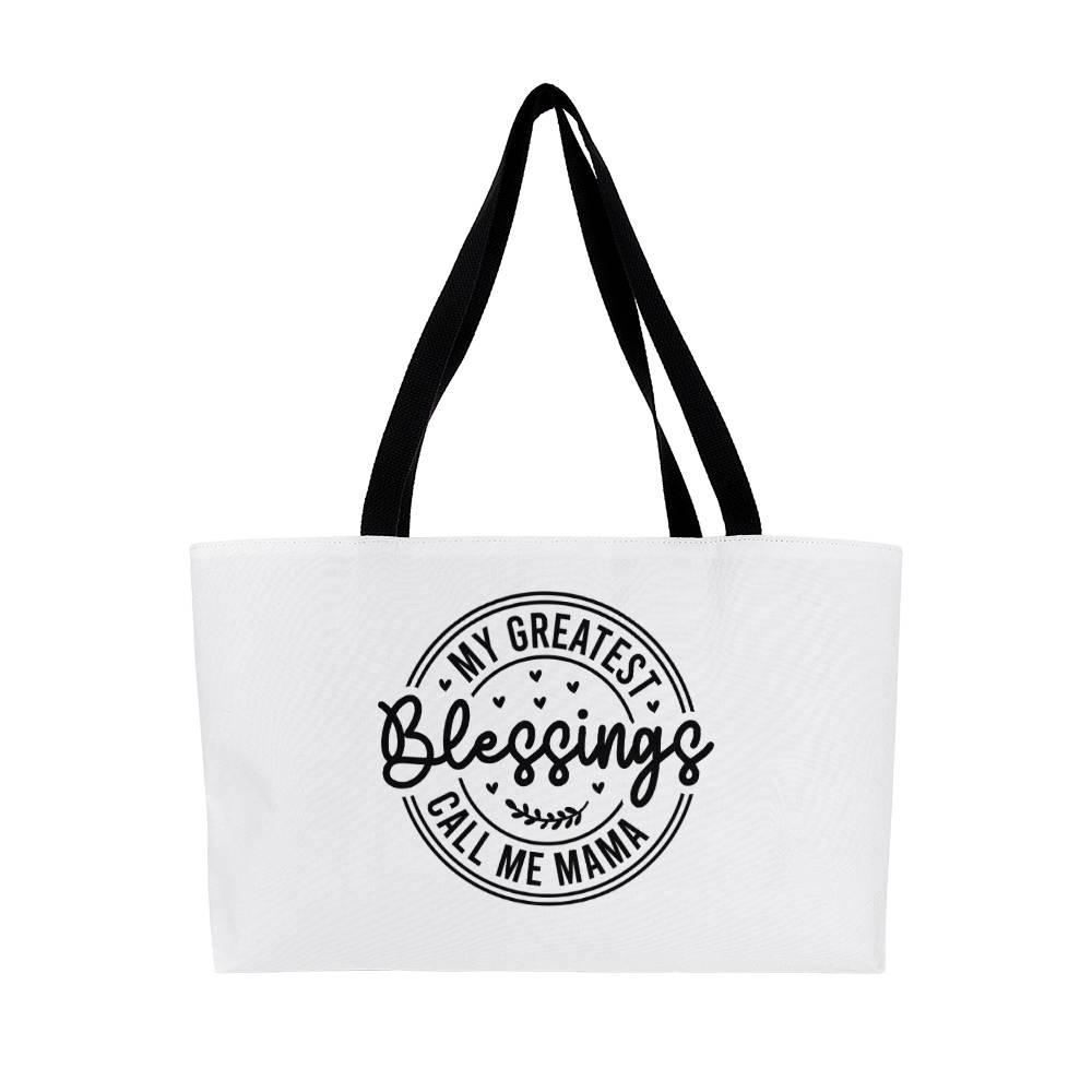 My Greatest Blessings Call Me Mama | Oversize Tote / Beach Bag